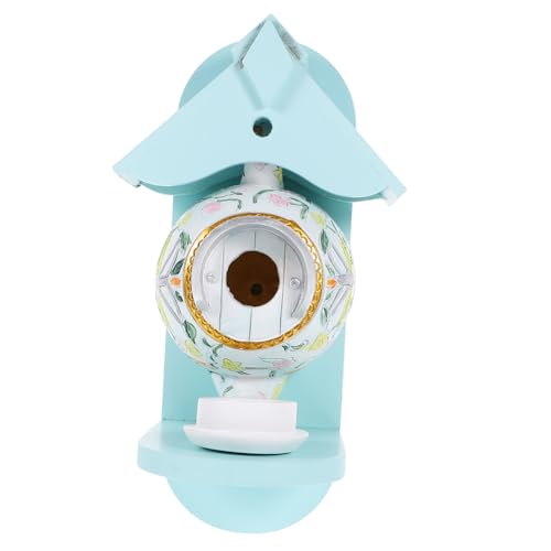 BUGUUYO 1Satz Teekannen Vogelhäuschen Für Sittiche Nymphensittiche Und Andere Haustiervögel Wandmontage Design Und Langlebig Für Garten von BUGUUYO