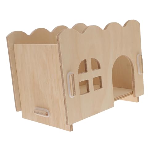 BUGUUYO Stabile Hamsterhütte Aus Holz Leiter Versteck Im Freien Für Tiere BUGUUYO Stabile Hamsterhütte Aus Holz Leiter Versteck Im Freien Für Tiere von BUGUUYO
