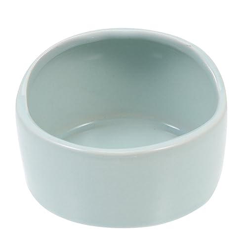 BUGUUYO 1pc Keramik Hamster Fütterung Schüssel Blau Tier Feeder Bowl für Hamster von BUGUUYO