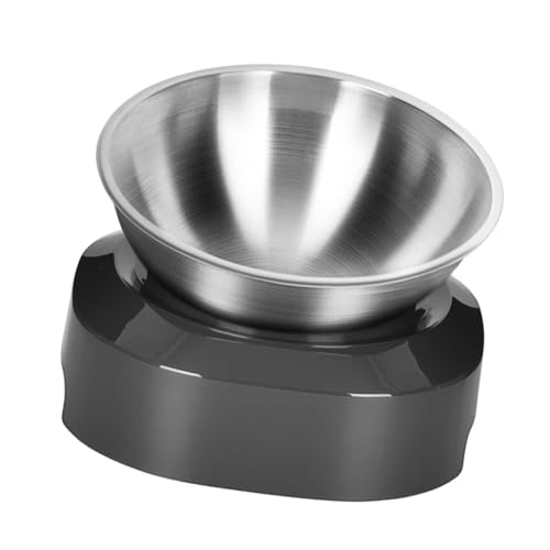 BUGUUYO 1Stk Katzennapf aus Edelstahl Erhöhte Katzennäpfe Futternäpfe für Haustiere Hund Katze Futternapf pet Water Bowl katzenfutter schüssel schräger Futterautomat Haustiernapf pp Silver BUGUUYO 1Stk Katzennapf aus Edelstahl Erhöhte Katzennäpfe Futternäpfe für Haustiere Hund Katze Futternapf pet Water Bowl katzenfutter schüssel schräger Futterautomat Haustiernapf pp Silver von BUGUUYO