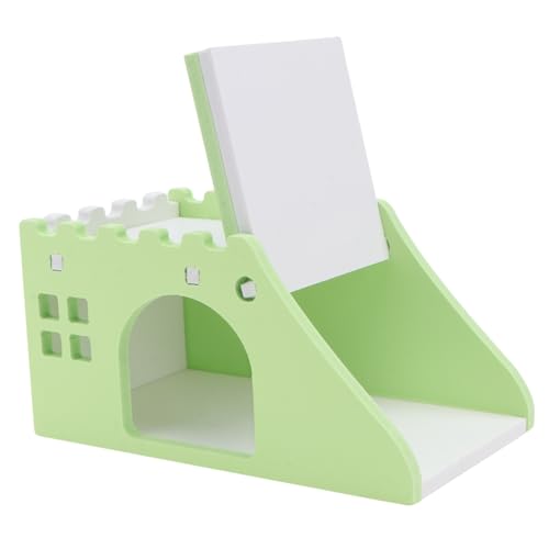 BUGUUYO Hamster Hängematte Nest Rutsche Grün Holz Spielhaus Haustier Spielzeug BUGUUYO Hamster Hängematte Nest Rutsche Grün Holz Spielhaus Haustier Spielzeug von BUGUUYO