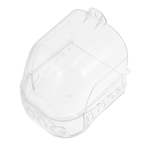 BUGUUYO Papagei Badewanne Vogel Käfig Hängende Art Sittich Dusche Box Großes Becken Für Vögel Innen Mit Transparenter Abdeckung Einfach Aufzubauen von BUGUUYO