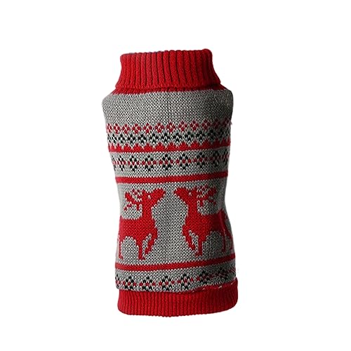 BUGUUYO Haustier-Party-Kleidung Weihnachts-Hirsch-Pullover Bequem Für Hunde Und Katzen Größe Xs BUGUUYO Haustier-Party-Kleidung Weihnachts-Hirsch-Pullover Bequem Für Hunde Und Katzen Größe Xs von BUGUUYO