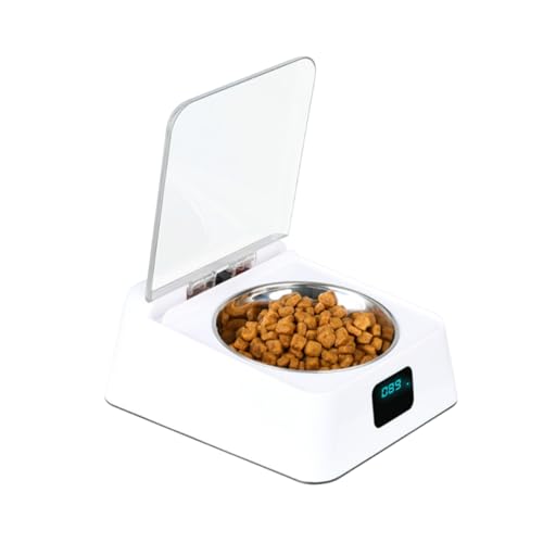 BUGUUYO 1stück Automatischer Futterspender Für Haustiere Mit Infrarot-induktion Große Kapazität Rutschfester Boden Für Katzen Und Hunde Inklusive Batterie von BUGUUYO