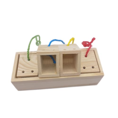 BUGUUYO 1stück Holzspielzeug Für Papageien Kauspielzeug Für Vögel Foraging Box Aus Hochwertigem Holz Robust Und Langlebig Für Käfige Fördert Das Natürliche Kaubedürfnis BUGUUYO 1stück Holzspielzeug Für Papageien Kauspielzeug Für Vögel Foraging Box Aus Hochwertigem Holz Robust Und Langlebig Für Käfige Fördert Das Natürliche Kaubedürfnis von BUGUUYO