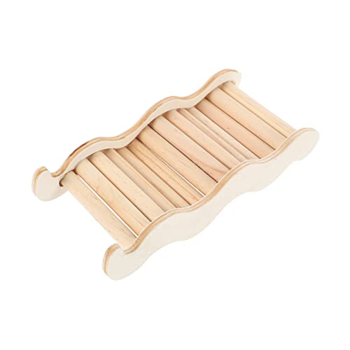 BUGUUYO 1stück Holzleiter Für Hamster Wellenförmige Kletterleiter Für Kleintiere Für Hamsterkäfige Fördert Natürliche Instinkte Und Spielspaß von BUGUUYO