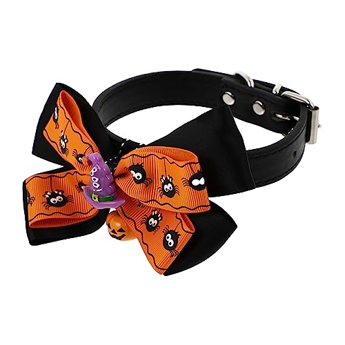BUGUUYO 1pc Halloween Hundehalsband Haustierbedarf Verstellbares Halsband Weicher Stoff Und Glocke Für Halloween-Party BUGUUYO 1pc Halloween Hundehalsband Haustierbedarf Verstellbares Halsband Weicher Stoff Und Glocke Für Halloween-Party von BUGUUYO