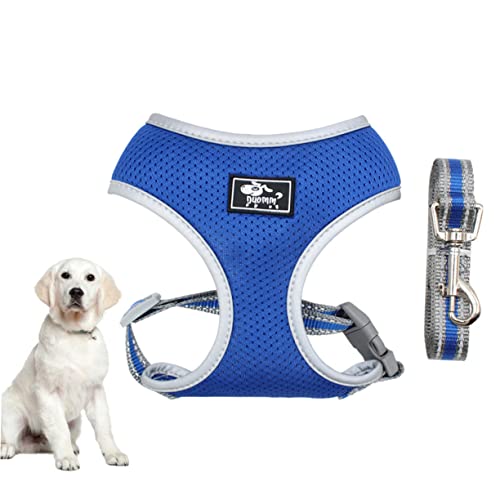 BUGUUYO 1stk Hundegeschirr-kit Reflektierendes Hundegeschirr Reflektierender Welpen-brustgurt Trainingsgeschirr Für Hunde Laufweste Blauer Anzug Hundeweste Geschirr Bilden Haustier von BUGUUYO