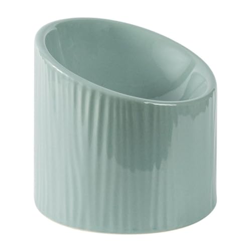 BUGUUYO Sicherer stilvoller Futternapf für Katzen aus Keramik erhöhtes Design 170 ml glattes Hellgrün BUGUUYO Sicherer stilvoller Futternapf für Katzen aus Keramik erhöhtes Design 170 ml glattes Hellgrün von BUGUUYO
