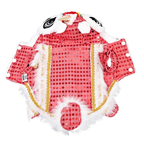BUGUUYO 1Stk Kleidung für Haustiere Tier kostüm tierkostüm Kapuzenjacke für Haustiere Chinesisches Neujahrskostüm für Haustiere -Outfits Mädchenkostüme Haustierkleidung Welpenkostüm von BUGUUYO
