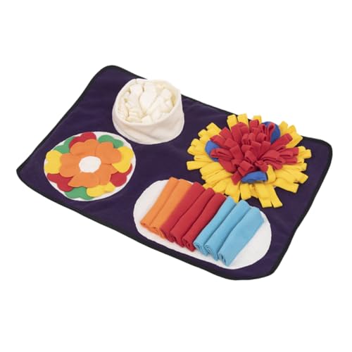 BUGUUYO 1stück Interaktive Schnüffelmatte Für Hunde Fördert Das Natürliche Suchverhalten Langeweile Und Emotionalen Stress Farbige Futtermatte Für Snacks Und Kleine Spielzeuge BUGUUYO 1stück Interaktive Schnüffelmatte Für Hunde Fördert Das Natürliche Suchverhalten Langeweile Und Emotionalen Stress Farbige Futtermatte Für Snacks Und Kleine Spielzeuge von BUGUUYO
