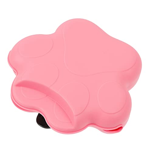 BUGUUYO 1stk Snackpaket Für Haustiere Hündchen Beutel Futterspender Für Haustiere Hundetaschen Hunde-PIPI-pad Griffe Trainingstasche Behandeln Slow Feeder Hundenapf Pfote Kieselgel Rosa von BUGUUYO