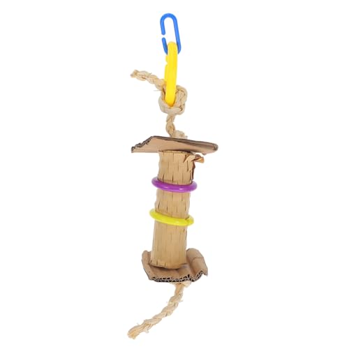 BUGUUYO 1stück Papageien-kauspielzeug Hängendes Sicheres Kau Und Spielzeug Für Vögel Fördert Gesunde Zähne Für Käfigzubehör Und Vogelspielzeug von BUGUUYO