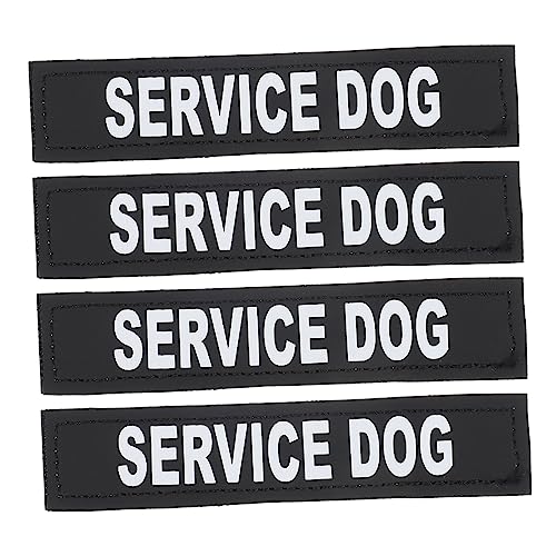BUGUUYO Hundewesten-Patches-Set 2 Stück Reflektierende Aufkleber Haustierkleidung Hundewesten-Aufkleber Für von BUGUUYO