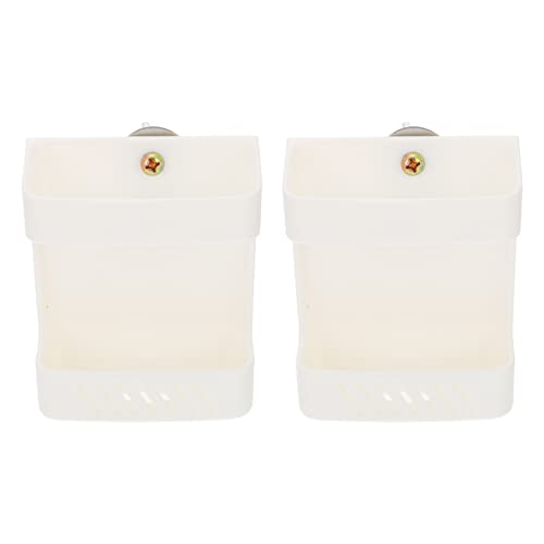 BUGUUYO Papagei Käfig Zubehör 2 Pcs Vogel Lebensmittel Keine Obst Gemüse Rack Leichte von BUGUUYO