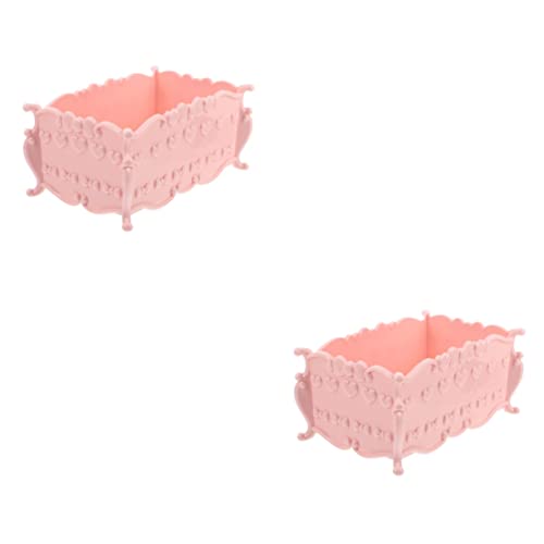 BUGUUYO 2 Stück Badewanne Hamster Sandbadebehälter Haustierbadewanne Kein Design Leicht Zu Reinigen Und Badesand Zu Ersetzen von BUGUUYO
