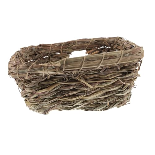 BUGUUYO 2 Stücke Woven Nest Pastoralen Stil Tier Seegras Hideaway Pet Liefert von BUGUUYO