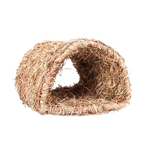 BUGUUYO 2 STK Hasennest Aus Stroh Kaninchen-unterhaltungsspielzeug Hasenhütten Haustier-mäuse-hütte Haustierstroh Frettchen-spielhaus Kaninchen Gewebt Hamster-kautunnel Schilfgras BUGUUYO 2 STK Hasennest Aus Stroh Kaninchen-unterhaltungsspielzeug Hasenhütten Haustier-mäuse-hütte Haustierstroh Frettchen-spielhaus Kaninchen Gewebt Hamster-kautunnel Schilfgras von BUGUUYO