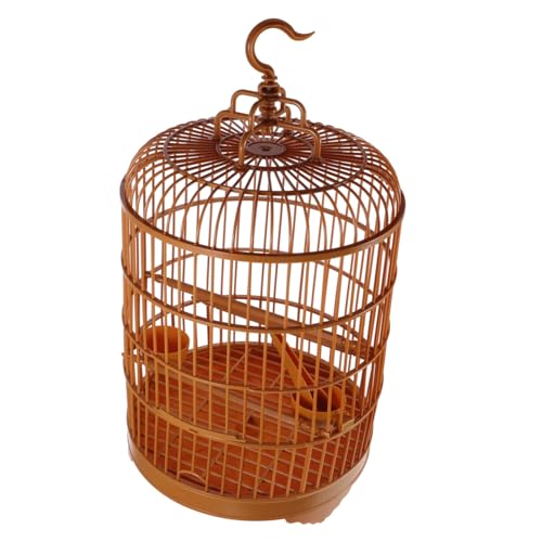 BUGUUYO 2 Sets Papagei Vogelkäfig Kunststoff Vogelkäfig Für Papagei Nymphensittich Runde Design Abnehmbare Tablett von BUGUUYO