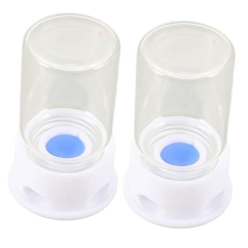 BUGUUYO 2 Stück Ameisen Wasser fütterung gerät Terrarium enthalten Nest Ameisenhalter auf dem Bauernhof Spender Wassernäpfe für Ameisen kleine Wasserflasche für Haustiere Glas Transparent von BUGUUYO