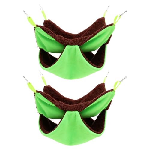 BUGUUYO 2 Stück Gemütliches für Kleintiere Warmer Rückzugsort für Hamster und Meerschweinchen für Käfige und von BUGUUYO