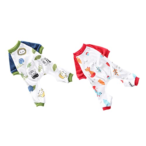 BUGUUYO Haustier-Pyjama-hundekleidung 2-teiliges Set Bequem Und Modisch Für Hunde BUGUUYO Haustier-Pyjama-hundekleidung 2-teiliges Set Bequem Und Modisch Für Hunde von BUGUUYO
