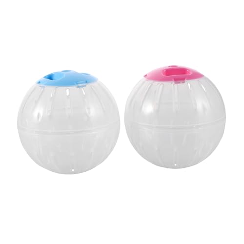 BUGUUYO 2 Stück Haustier -Sportwalzen Hamster läuft Bälle Übungsbälle für Käfigratten kleine Tiere Bälle Hamster-Fitnessball kleines Hamsterrad Laufräder für Hamster Plastik BUGUUYO 2 Stück Haustier -Sportwalzen Hamster läuft Bälle Übungsbälle für Käfigratten kleine Tiere Bälle Hamster-Fitnessball kleines Hamsterrad Laufräder für Hamster Plastik von BUGUUYO