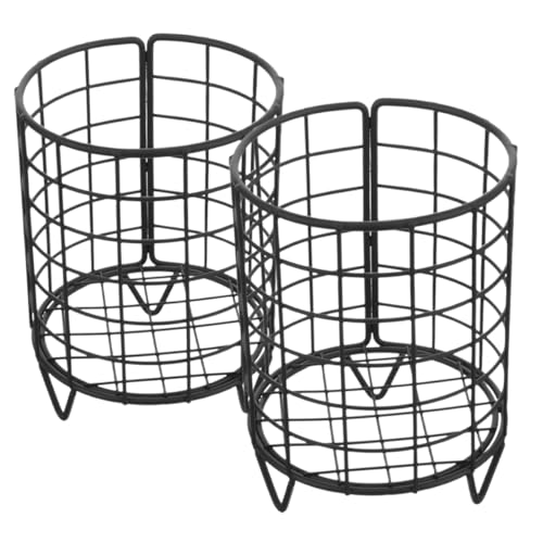 BUGUUYO 2 Stück Heufütterung Kaninchen Chinchilla -heu -Feeder Meerschweinchen Häschen-Feeder Nahrungssuche Klein Haushaltsfütterung Eisenhalter Gestell Schmiedeeisen Black von BUGUUYO