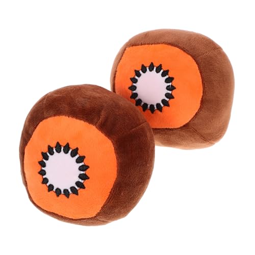 BUGUUYO 2 Stück Hund Plüschtier Quietschende Bälle Für Hunde Welpenstift Puzzle- Für Hunde Haustier Laufstall Welpen Laufstall Hundematte Welpe Hundespielzeug Hundepuzzle Plüsch von BUGUUYO