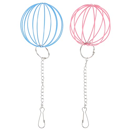 BUGUUYO 2 Stück Heu-Futterbälle für Kaninchen helles hängendes kreatives Design für Haustierkäfige Lange Kette für einfache Verwendung BUGUUYO 2 Stück Heu-Futterbälle für Kaninchen helles hängendes kreatives Design für Haustierkäfige Lange Kette für einfache Verwendung von BUGUUYO