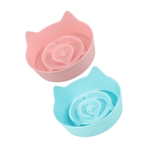 BUGUUYO 2stücke Katzennäpfe Für Langsames Füttern rutschfeste Futternäpfe Für Katzen Katzenohr-förmige Näpfe Heimgebrauch Für Kätzchen BUGUUYO 2stücke Katzennäpfe Für Langsames Füttern rutschfeste Futternäpfe Für Katzen Katzenohr-förmige Näpfe Heimgebrauch Für Kätzchen von BUGUUYO