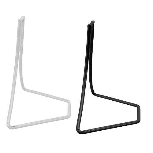 BUGUUYO 2 Stück Laufradhalterung Laufrad für Hamster läuft klein Hamster Running Wheel Haustier Hamsterradständer Laufräder für Hamster Eisen Weiß von BUGUUYO