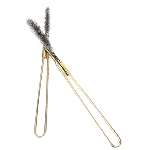 BUGUUYO Haustier Vogel Pflege Vogelkäfig Reinigung Pinsel Kit Griff Edelstahl Pinsel Für Vögel Nest Bett BUGUUYO Haustier Vogel Pflege Vogelkäfig Reinigung Pinsel Kit Griff Edelstahl Pinsel Für Vögel Nest Bett von BUGUUYO