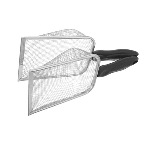 BUGUUYO 2 Stück Schaufel für Katzenstreu Haustier Reinigung Wurf Wide Loch Scooper Reptilien-Kotschaufel Poop Sieb Schaufel Poop-Schaufel Slotted Müllschaufe Bodensiebschaufel Metall Black BUGUUYO 2 Stück Schaufel für Katzenstreu Haustier Reinigung Wurf Wide Loch Scooper Reptilien-Kotschaufel Poop Sieb Schaufel Poop-Schaufel Slotted Müllschaufe Bodensiebschaufel Metall Black von BUGUUYO