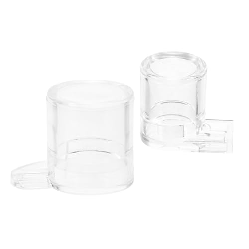 BUGUUYO 2 Stück Transparente Wasser und Futterstation für Kleine Haustiere Wie Ameisen Eidechsen und Schildkröten Futter und Wasserset für Tierbedarf BUGUUYO 2 Stück Transparente Wasser und Futterstation für Kleine Haustiere Wie Ameisen Eidechsen und Schildkröten Futter und Wasserset für Tierbedarf von BUGUUYO