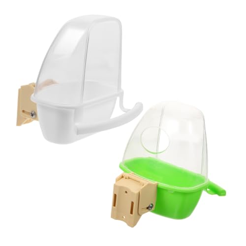 BUGUUYO Papagei Futter- und Wasserspender Vogelfutternapf Hängendes Design Vogelkäfig Futternapf BUGUUYO Papagei Futter- und Wasserspender Vogelfutternapf Hängendes Design Vogelkäfig Futternapf von BUGUUYO