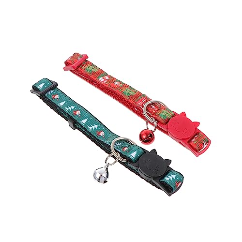 BUGUUYO 2 Stück Weihnachts Outfit Weihnachten Weihnachtliches Katzenoutfit freigeben für Abs weihnachtsdeko Katzenhalsband Weihnachtskostüm für Haustiere Tuch BUGUUYO 2 Stück Weihnachts Outfit Weihnachten Weihnachtliches Katzenoutfit freigeben für Abs weihnachtsdeko Katzenhalsband Weihnachtskostüm für Haustiere Tuch von BUGUUYO