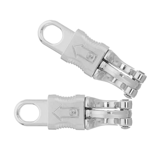 BUGUUYO 2 Stück Zinklegierung Pferdepanikhaken Robuste Karabinerhaken für Führstrick Pferde Outdoor Vielseitig Einsetzbar bei Reiten Training Wettkampf Silber von BUGUUYO