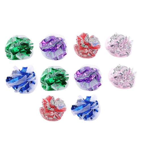BUGUUYO 20 Stück Katzenring Papierball Spitzenball Kitten kratzspielzeug Kätzchen knistern Katzenspielzeug mit Katzenminze Crinkle-Bälle für Katzen Knisterbälle für Katze Plastik BUGUUYO 20 Stück Katzenring Papierball Spitzenball Kitten kratzspielzeug Kätzchen knistern Katzenspielzeug mit Katzenminze Crinkle-Bälle für Katzen Knisterbälle für Katze Plastik von BUGUUYO
