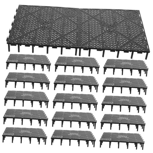 BUGUUYO Spleißkombination 20 Stück PVC-fischtankplatte Schwarz Für Die Aquariumreinigung BUGUUYO Spleißkombination 20 Stück PVC-fischtankplatte Schwarz Für Die Aquariumreinigung von BUGUUYO