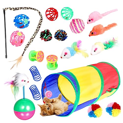 BUGUUYO Katzenspielzeug Für Den Innenbereich Tunnel Interaktives Spielzeugset Für Katzen Und Kätzchen BUGUUYO Katzenspielzeug Für Den Innenbereich Tunnel Interaktives Spielzeugset Für Katzen Und Kätzchen von BUGUUYO