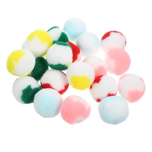 BUGUUYO 20 stücke Plüsch Katze Bälle Spielzeug Interaktive Kätzchen Unterhaltung Bunte Wolle Bälle für Haustier BUGUUYO 20 stücke Plüsch Katze Bälle Spielzeug Interaktive Kätzchen Unterhaltung Bunte Wolle Bälle für Haustier von BUGUUYO
