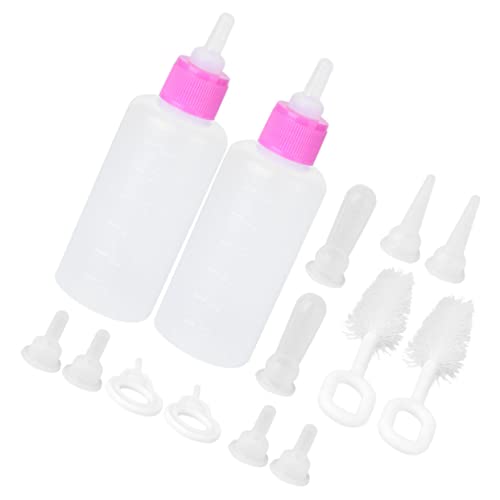 BUGUUYO 2 Sets Katzenfütterungsflaschen Welpen-pflegeflasche 60ml Haustier-futterflaschen-Set BUGUUYO 2 Sets Katzenfütterungsflaschen Welpen-pflegeflasche 60ml Haustier-futterflaschen-Set von BUGUUYO