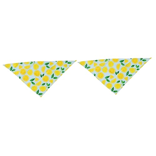 BUGUUYO 2 Stücke Hund Katze Pflege Stilvolle Dreieck Schal Haustier Kragen Decor Speichel Kragen Halstuch Für Haustier Elegante von BUGUUYO