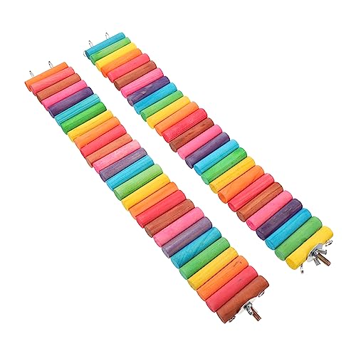 BUGUUYO 2 Stück Holz Hamster Brücke Multifunktionale Hamsterleiter Aus Langlebigem Holz Für Hamster Chinchillas Und Andere Nager 6x40cm Dekoratives Hamsterspielzeug Für Training Und BUGUUYO 2 Stück Holz Hamster Brücke Multifunktionale Hamsterleiter Aus Langlebigem Holz Für Hamster Chinchillas Und Andere Nager 6x40cm Dekoratives Hamsterspielzeug Für Training Und von BUGUUYO