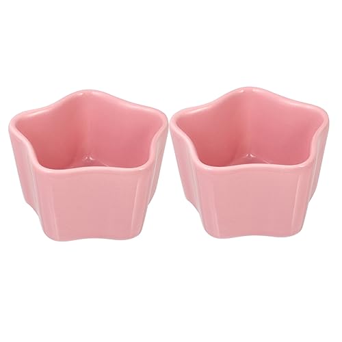 BUGUUYO 2stücke Keramikfutternäpfe Für Kleintiere Stabiler Futter Und Wassernapf Für Hamster Meerschweinchen Und Mäuse Leicht Zu Reinigen Und rutschfest Design von BUGUUYO