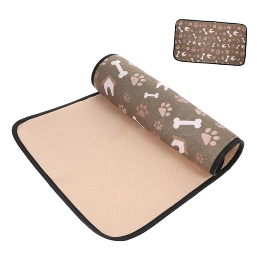 BUGUUYO 2 Stücke Hundefutter Matten Für Böden Hund Fütterung Matte Pet Fütterung Pad Katze Schüssel Matte Haustier Matte von BUGUUYO