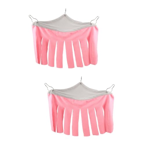 BUGUUYO 2St Haustiere Verstecktes Schlafhängematte Eckzelt für kleine Haustiere Nymphensittich Spielzeug hamsterbett tierzelt Angebot an Hamsterkäfigen Kleintierversteck Stoff Rosa BUGUUYO 2St Haustiere Verstecktes Schlafhängematte Eckzelt für kleine Haustiere Nymphensittich Spielzeug hamsterbett tierzelt Angebot an Hamsterkäfigen Kleintierversteck Stoff Rosa von BUGUUYO
