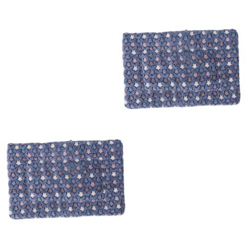 BUGUUYO 2St Haustiermatte haustierdecke Sitzkissen Hundedecken-Sitzmatten Decke für Hund Zwinger rutschfeste Decken Katzendecke Haustier matratze Kissenbett für Haustiere Blue BUGUUYO 2St Haustiermatte haustierdecke Sitzkissen Hundedecken-Sitzmatten Decke für Hund Zwinger rutschfeste Decken Katzendecke Haustier matratze Kissenbett für Haustiere Blue von BUGUUYO