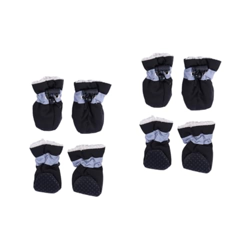 BUGUUYO 2 Stück Warme Haustierschuhe Hundeschuhe Hundeschuhe Regenstiefel Hundestiefel Hundestiefel Für Und Große Haustiere Größe 7 von BUGUUYO